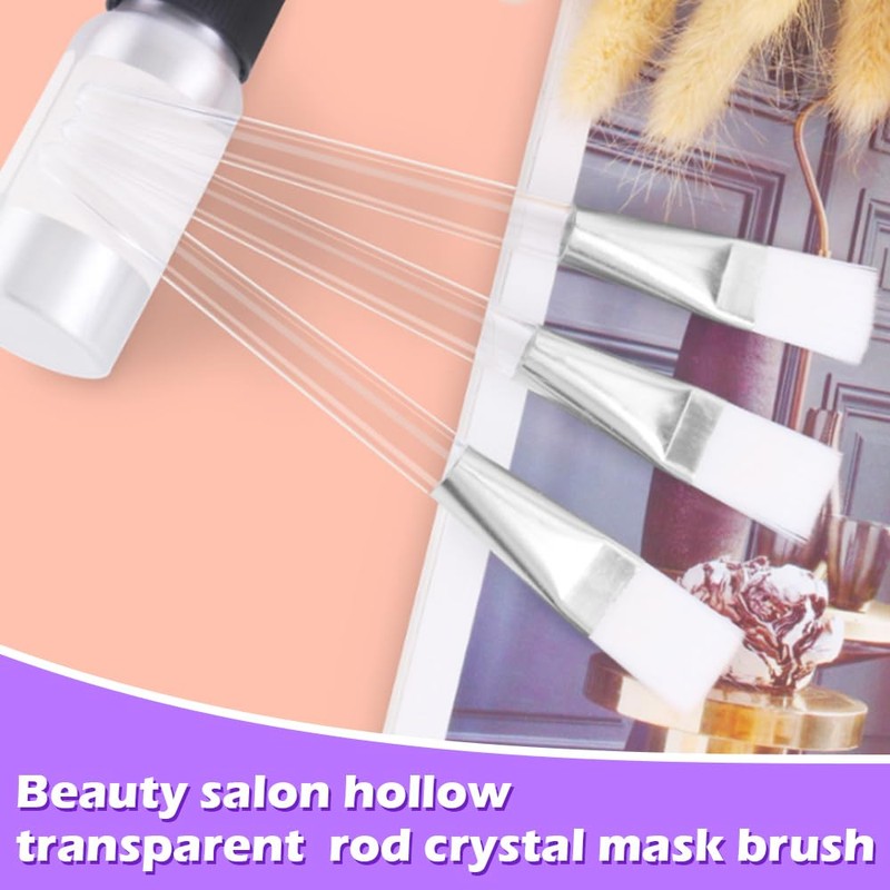 24PCS Face Mask Applicators, Soft Facial Brushes for Cosmetic &