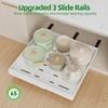 PAKETA 4 Pack Expandable Pull Out Cabinet Organizer, 21'' Deep