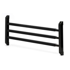 Camco 43976 RV Screen Door Push Bar, Black - Adds Strength and Stability to Your Screen Door - Prevents Torn Screens