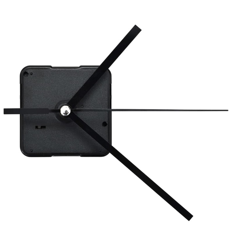 'vidaXL Black Quartz Clock Movement Kit - Easy Installation, Accurate