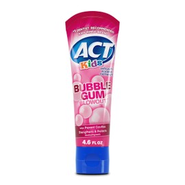 ACT ACT Kids Anticavity Fluoride Toothpaste 4.6 oz. Bubble Gum Blowout
