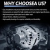 Alternator Replace 23100-ZH00D Compatible with Nissan Frontier 07-19,for Titan 06-15,for