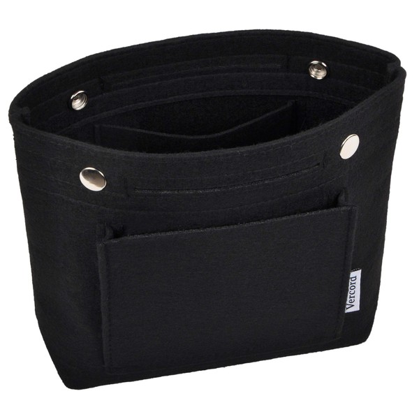 Vercord Felt Tote Handbag Purse Pocketbook Organizer Insert Divider Shaper