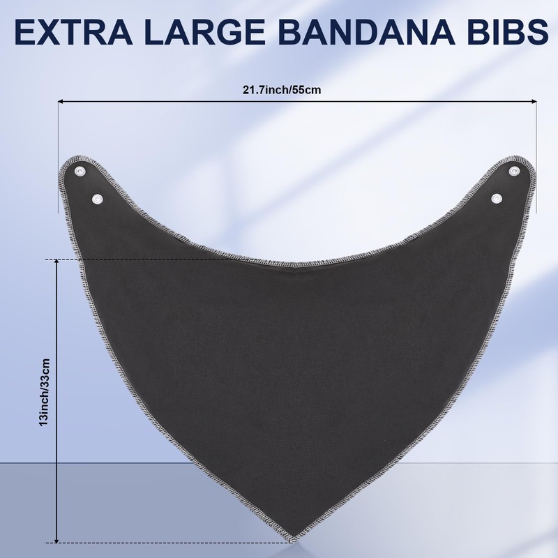 Cutecrop 8 Pcs Adult Drool Bib for Men Women Special