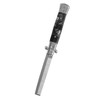 1PC Stainless Steel Switchblade Spring Pocket Oil Hair Comb Foldable