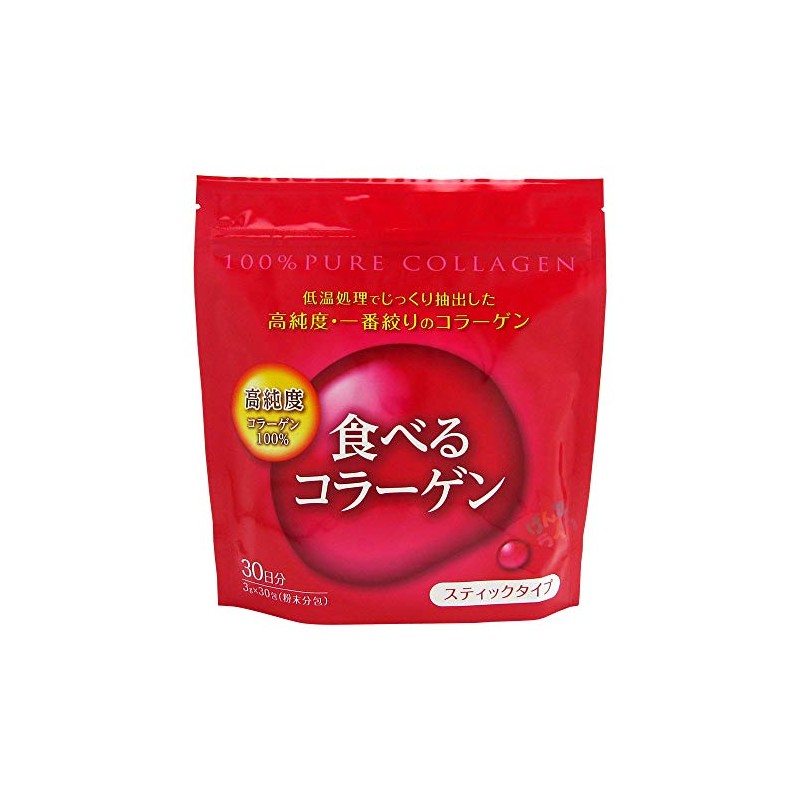 【メディカル技研】食べるコラーゲンスティックタイプ（30包入）【1袋】