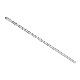 CoCud Extra Long Twist Drill Bit, 0.3 inch (7 mm) Drill Diameter, 9.8 inches (250 mm), Total Length, High Speed Steel, Twist Drill Bit, Copper, Metal, For Carpentry