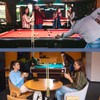 Pool Cue Holder,2 Cue Portable Pool Stick Holder for Table,Portable