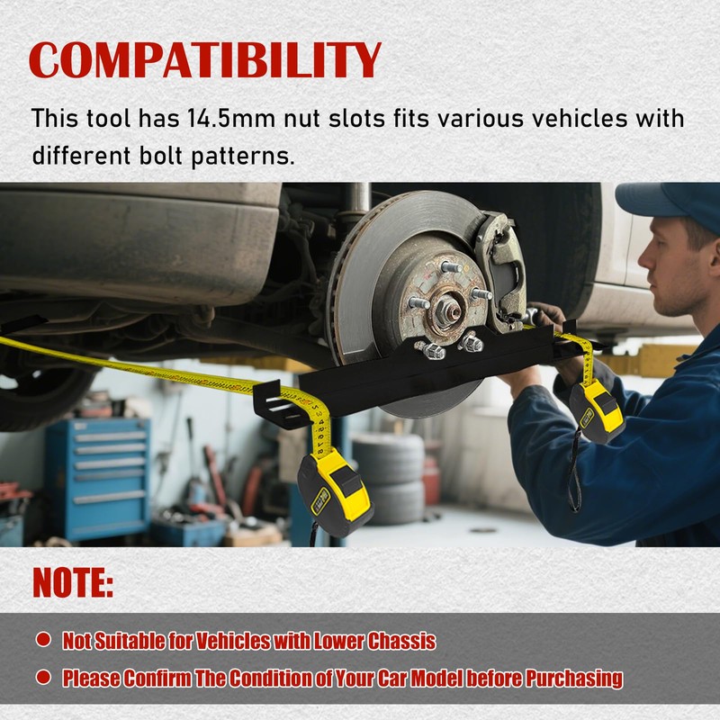 YATOINTO Wheel Alignment Tool 2 Pcs Toe Alignment Tool Plates