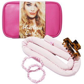 Umberto Giannini Heat Resistant Hair Band with Vegan Silk Scrunchies and Tortoiseshell Claw Clip Comfortable Fit Hair Accessories for Short and Long Hair