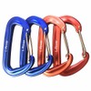 L-Rover Carabiner,12KN Lightweight Heavy Duty Carabiner Clips,Aluminium Wiregate Caribeaners for
