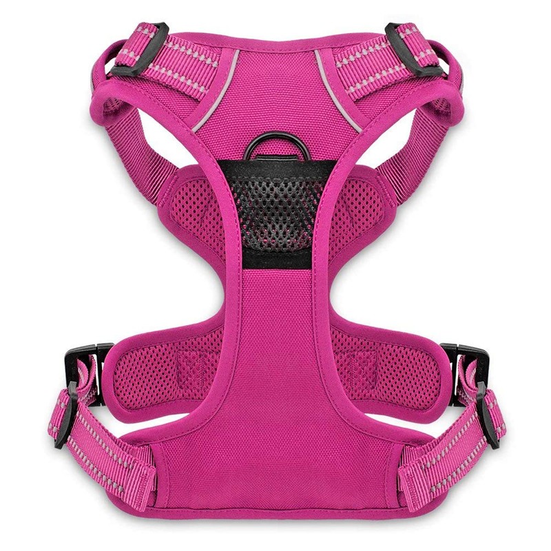 Voyager Dog Harness Dual Leash Attachment No-Pull Control Adjustable Soft