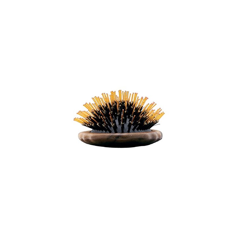 YSPARK YS-651 Cushion Brush, Luster Wood Styler, 1 Piece Hair