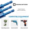 Teronbeta Wood Drill Bit 8mm x 230mm x 2pcs Professional