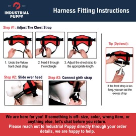 Service Dog Vest with Hook and Loop Straps and Handle - Harness is Available in 8 Sizes from XXXS to XXL - Service Dog Harness Features Reflective Patch and Comfortable Mesh Design (Black, XXL)