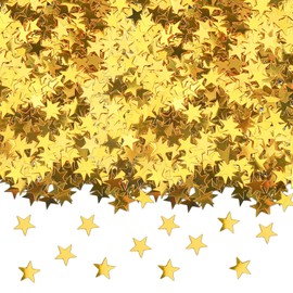 GoldRock Glitter Confetti Stars Gold, Glitter Stars Confetti Christmas, Scatter Stars Gold, Scatter Decoration Christmas New Year's Eve, Star Confetti, Christmas Confetti Star Decoration, Table