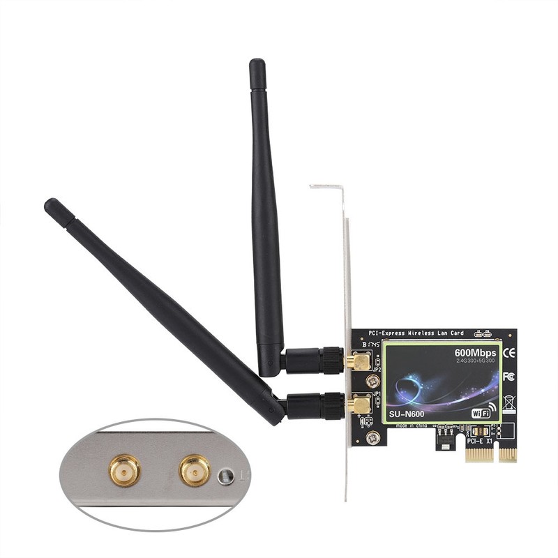 SU N600 PCI-E Desktop Computer High Speed Wireless Network Card