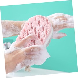 Ipetboom 6Pcs Three Bath Sponge Wipes Exfoliating Bath Towels for Adults Random Colors Soft Bathing Accessories for Refreshing Shower Experience