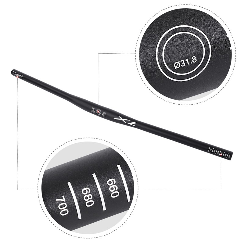 GUB XL Cycling Flat Riser Bar Handlebar for MTB Mountain