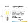 OPALRAY A19/A60 DC 12V-24V Input LED Bulb, 8W 800Lm, 4000K