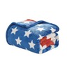 Plazatex Over Sized Throw Blanket 50X70 American Flag