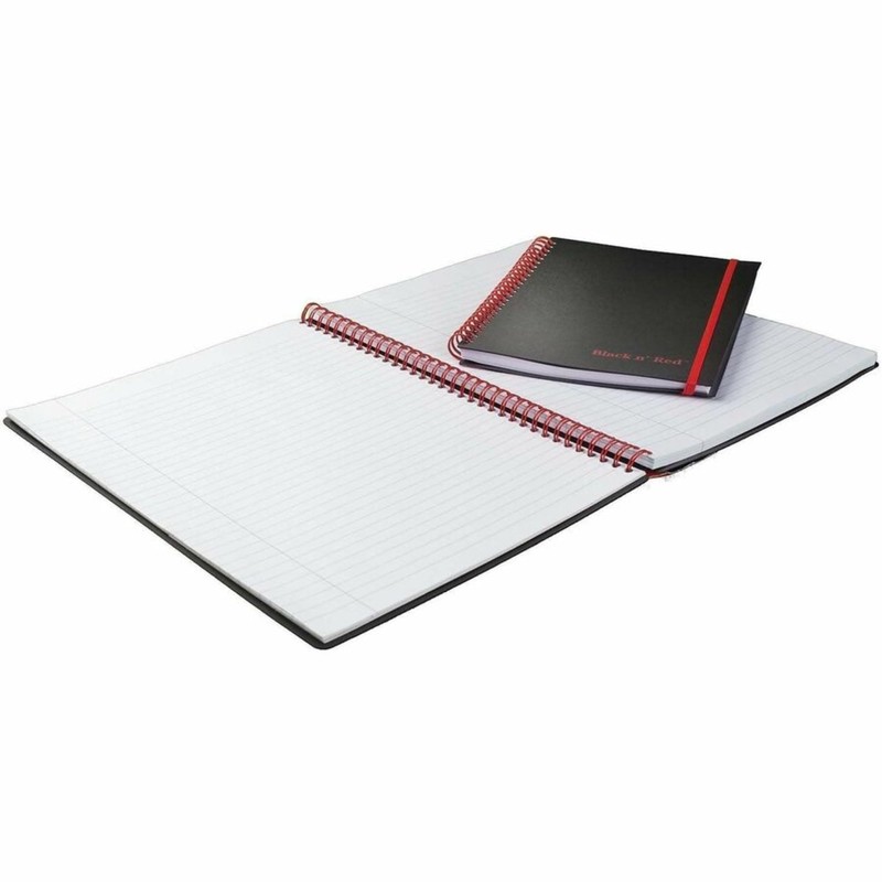 Black n' Red Notebook, Business Journal, 11-3/4" x 8-1/4", 70
