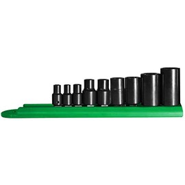 Mayhew Tools 16027 Inverted Torx Plus Socket Bit Set, 9-Piece, Black Oxide Finish, polished chrome
