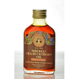 Siberian Sea Buckthorn Oil 100 Ml, Premium Quality, Natural, First Cold Press - 3.4 Fl Oz