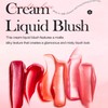 Liquid Cream Blush with Sponge Applicator Velvet Matte Blush for