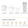 Travel Electric Kettle 300W 350ml Small Portable Kettle Leak Proof