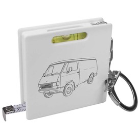 Azeeda 'Mini Van' Keyring Tape Measure/Spirit Level Tool (KM00038162)