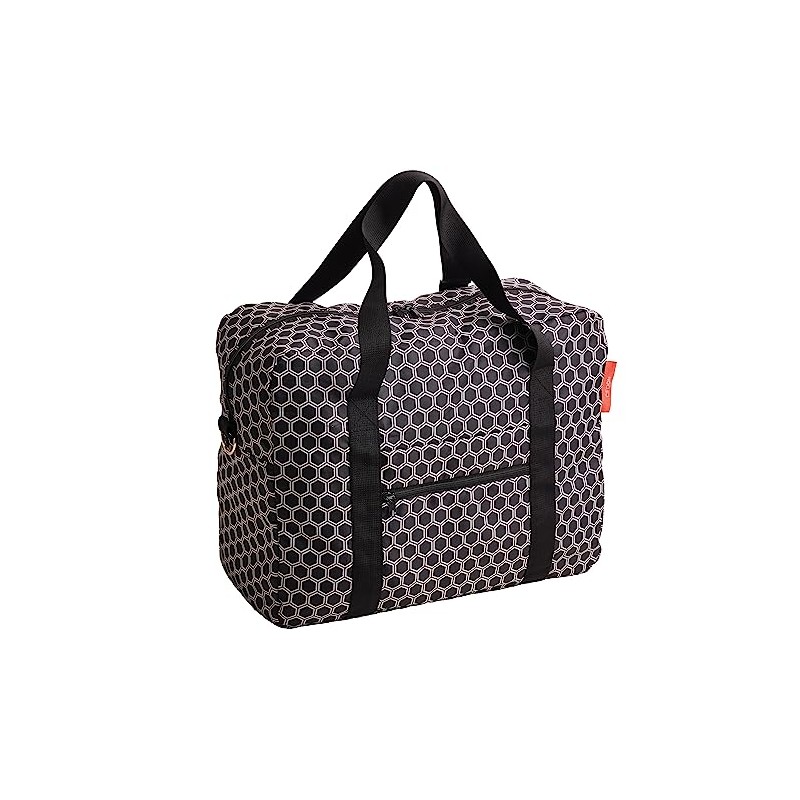 CEDON Easy Travel Bag Hexagon, Black & White, Contemporary