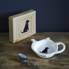 Sweet William Teabag Dish, Teapot Shape, Labrador