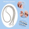 PH PandaHall Pearl Chain, Pearl Strap, Length Approx. 43.3 inches