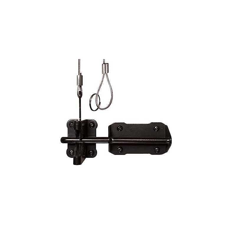Nuvo Iron GLWHD Heavy Duty Cable & Ring Gate Latch,