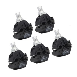 Walfront 5 Piezas Conector de Perforación de Aislamiento 1KV Divisor de Abrazadera sin Pelar Divisor de Cable de Alto y bajo Voltaje para Iluminación de Carreteras Iluminación de Jardín