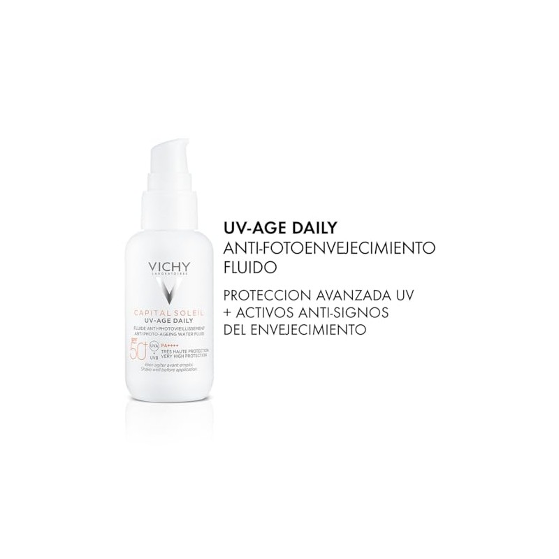 VICHY Protector Solar Facial UV-Age Daily Anti-Edad FPS50+ 40 ml