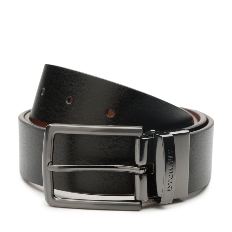 Riemen & Co DTCH.FIT Connor Reversible Leather Belt Black &