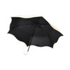 Francfranc Folding Umbrella, Light Blocking Wave Piping, 19.7 inches (50