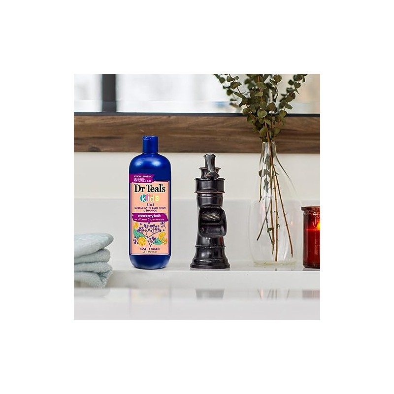 Dr Teal'S Gel De Baño 3 En 1 Para Niños,