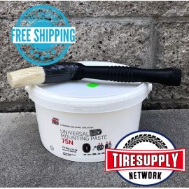 Rema Tip Top 75N Universal Tire Mounting Paste Lube 7.7 LBS Pail & Rema 73 Brush