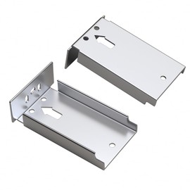 homdiy 5 Pairs Rear Mounting Brackets for Drawer Slide Cabinet Drawer Bracket Kitchen Replacement Parts for 1.77 inch(45mm) Width Furniture Gildes