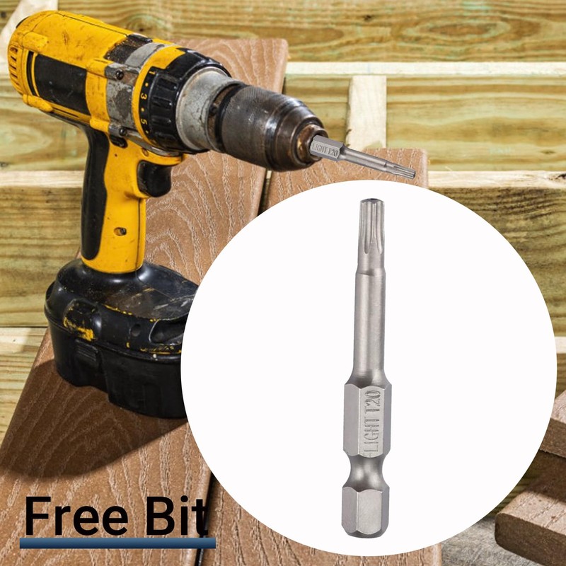 Deck Screws 3 Inch, #10 x 3, 5lb, Rust Resistant,
