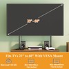 23" to 60" Floor Corner TV Stand For Bedroom With