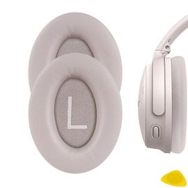 Geekria QuickFit Replacement Ear Pads for Bose New QuietComfort QC45, QC35, QC35 ii, QC25, QC15, QC2, AE2, AE2i, AE2w, SoundTrue, SoundLink AE 2 Ear Cushions, Repair Parts (Sandstone)