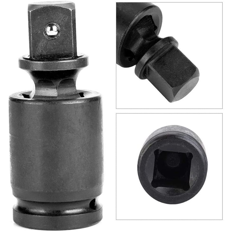 CENPEK 3Pcs Wobble Socket Adapters Universal Joint Swivel Socket Set,