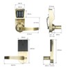 Colosus NDL302 Electronic Digital Keyless Door Lock, Keypad – Smartcode