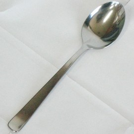 Nagao Hakaku Dinner Spoon, 7.0 inches (17.8 cm), Set of 12, Stainless Steel, Dishwasher Safe, Commercial Use, Made in Japan