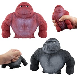 ZoneYan Gorilla Stress Toy, Anti Stress Gorilla, Gorilla Stress Relief Toy, Realistic Anti-Extrusion, Suitable for Leisure, Entertainment, Stress Relief