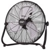 HOMEBASIX LF-18 High Velocity Floor Fan, 18-Inch, Black